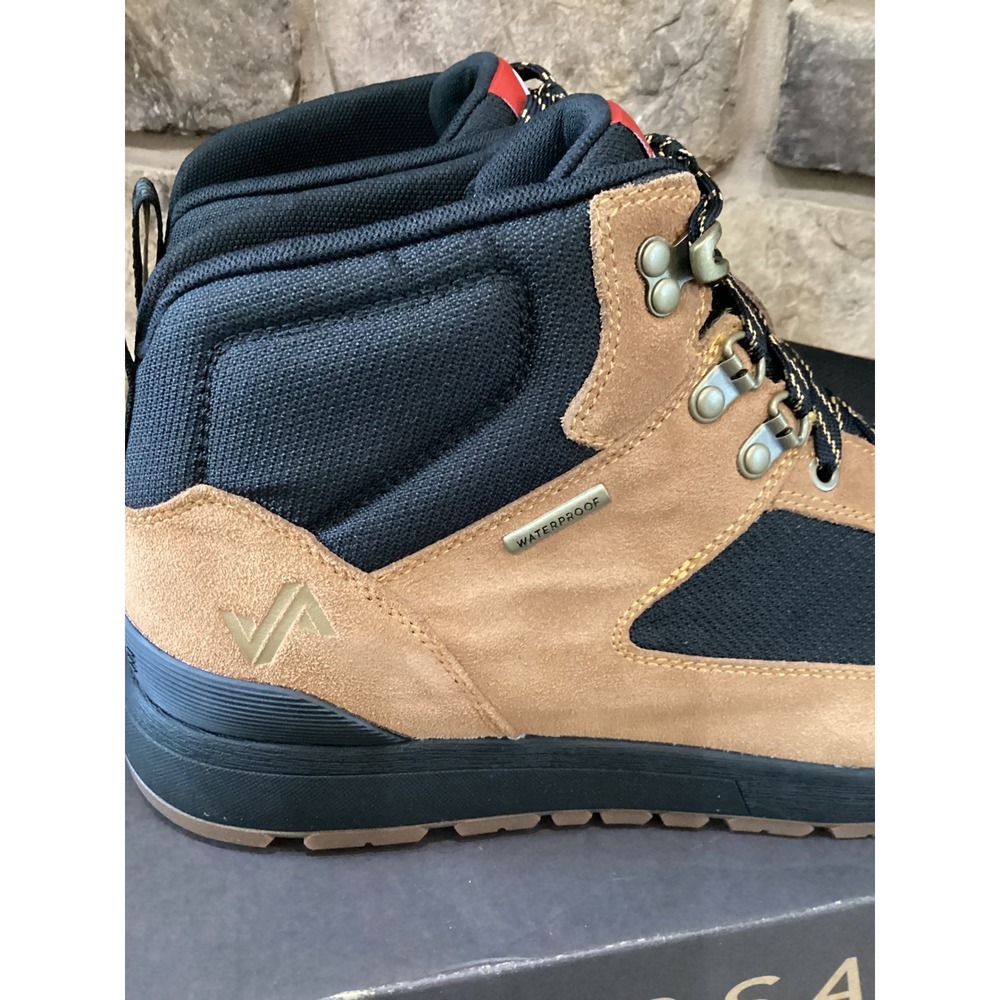 Forsake M Fifteen M WP Mens 11 Waterproof Hiking Boots Tan Black M80060 NEW - Picture 6 of 8
